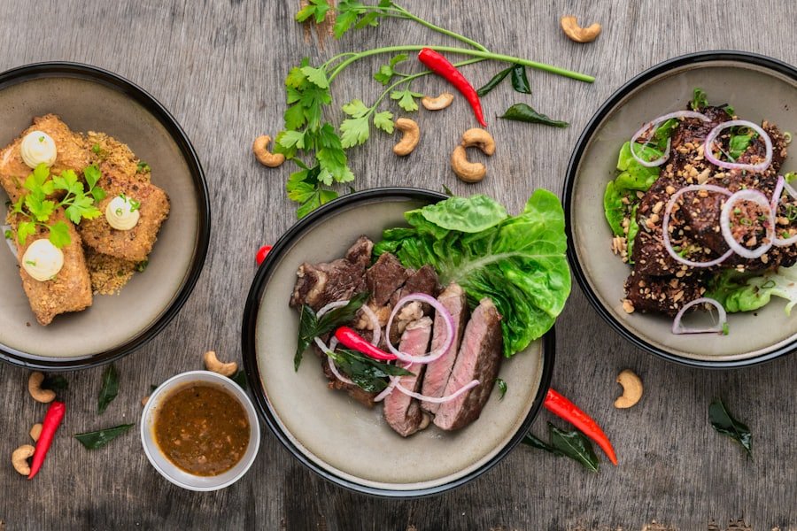 A table spread of signature dishes